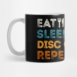 Eat Sleep Disc Golf Repeat Mug